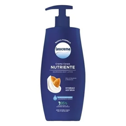 Leocrema Nourishing Body Cream with Almond Oil and Panthenol 500ml
