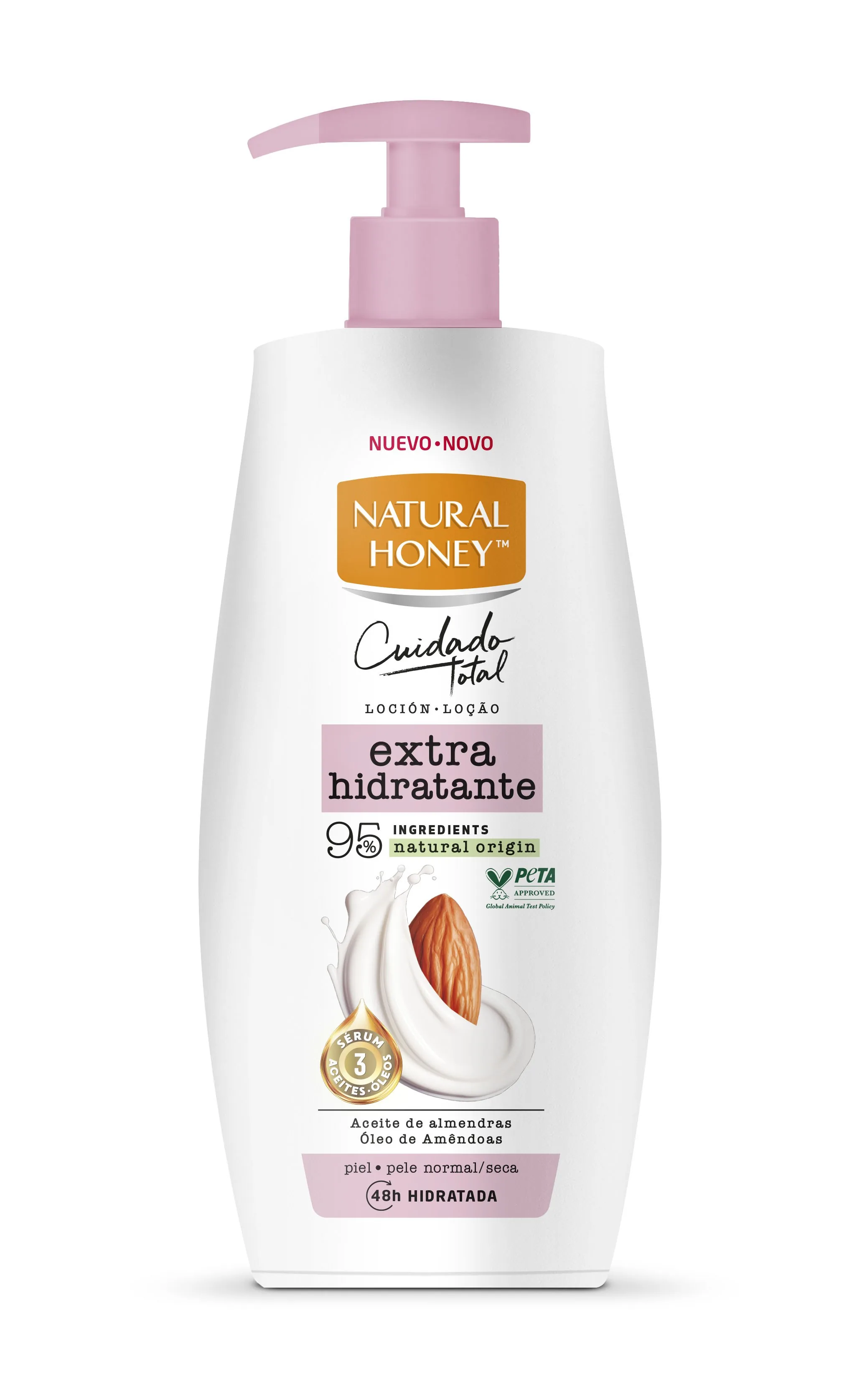Natural Honey Extra Nutritive Body Lotion Dispenser 400 Ml