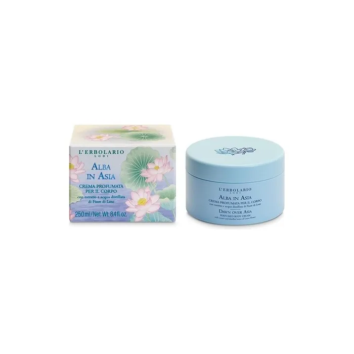 L'Erbolario Body Cream Alba in Asia 250ml with Free Verset EDP 15ml