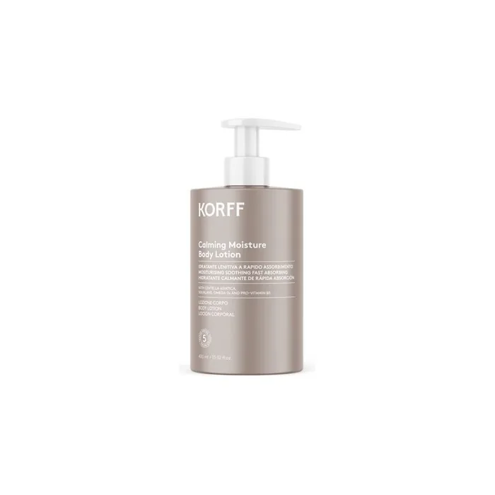 Korff Calming Moisture Body Lotion Hydrating and Soothing 400ml