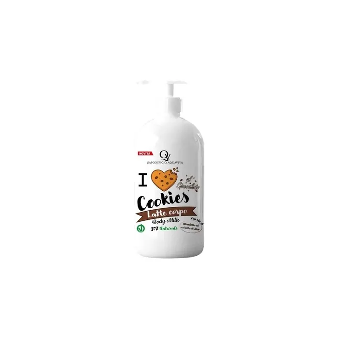 Aquaviva Body Milk 400ml Cookies Nourishing Body Lotion With A Delightful Cookie Scent