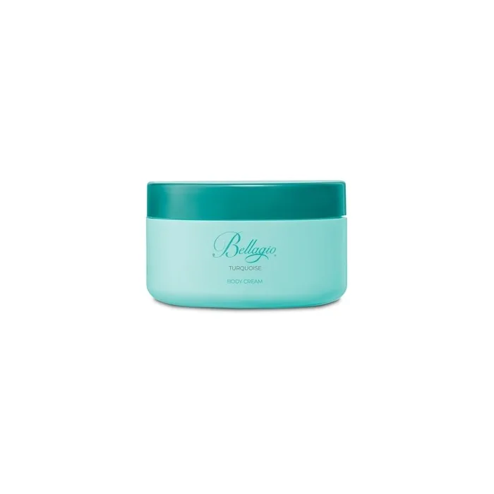 DIAMOND INTERNATIONAL BELLAGIO Turquoise Body Cream for Women 300ml - Made in Italy