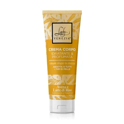 Lady Venezia Oat And Rice Milk Body Cream 200ml
