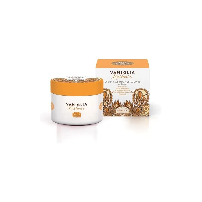 Helan Vaniglia Kashmir Scented Silkening Body Cream with Vitamin E and Aloe Vera