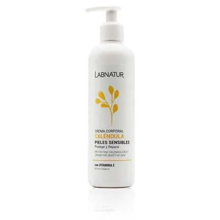 LABNATUR Calendula Body Cream 300ml - Soothing Cream for Sensitive Skin