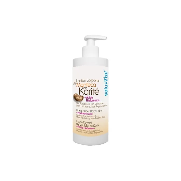 Saluvital Body Lotion with Shea Butter, Hyaluronic Acid, Vitamin E