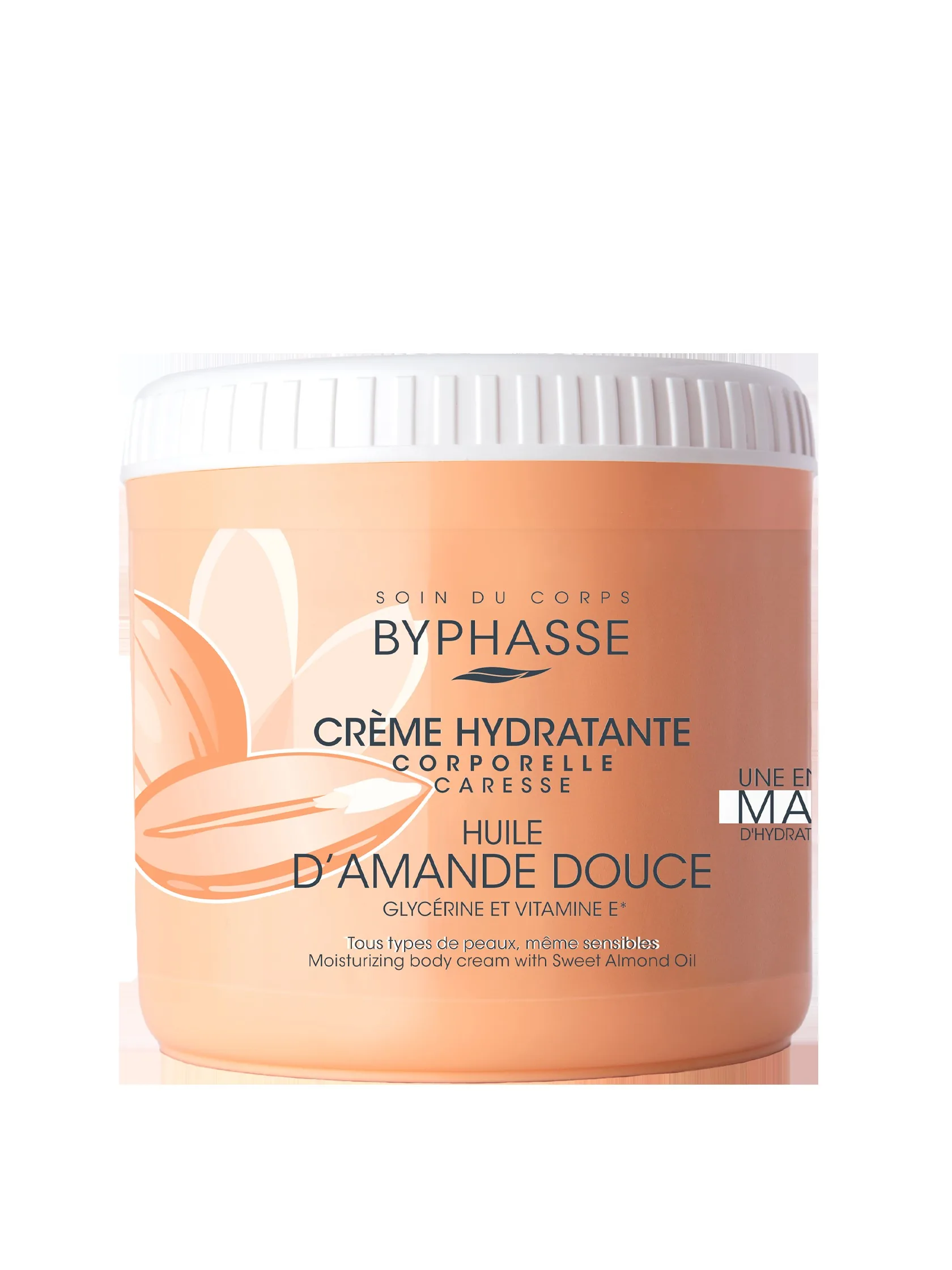 Byphasse Sweet Almond Body Moisturizing Cream 500ml