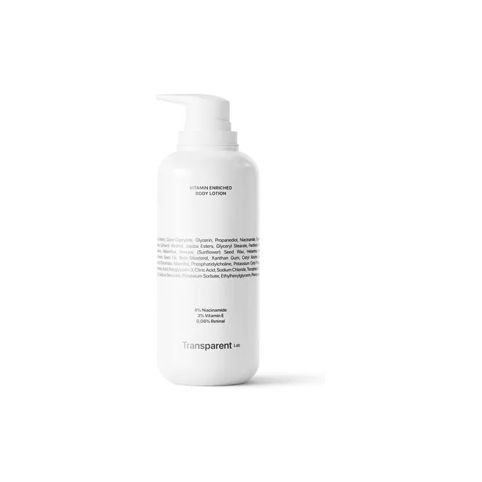 Transparent Lab Vitamin Enriched Body Lotion - Slow-Aging Formula