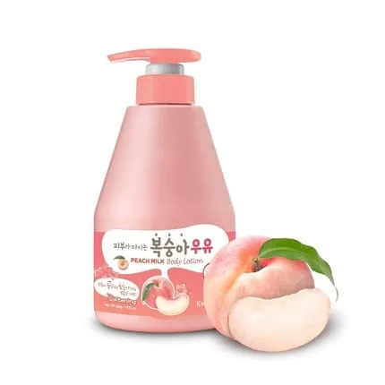 Welcos Kwailnara Peach Milk Body Lotion for Smooth & Soft Skin
