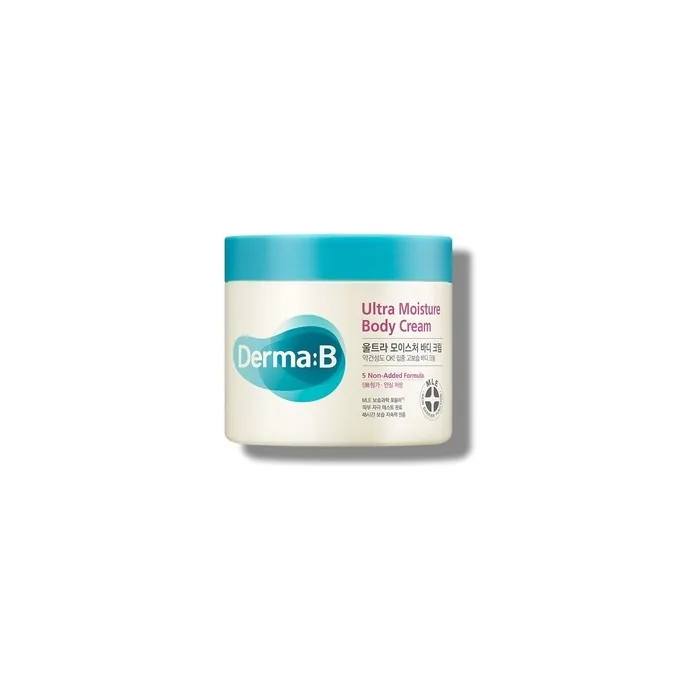 Derma B Ultra Moisture Body Cream with Olive Oil and Allantoin 14.54 Fl Oz 430ml