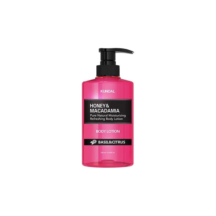 Kundal Honey & Macadamia Pure Body Lotion Citrus & Basil 500ml