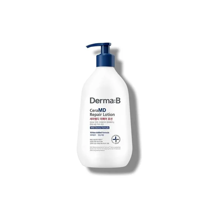 Derma B CeraMD Repair Lotion Unscented Ceramide Panthenol Body Moisturizer 13.52 Fl. Oz. 400ml