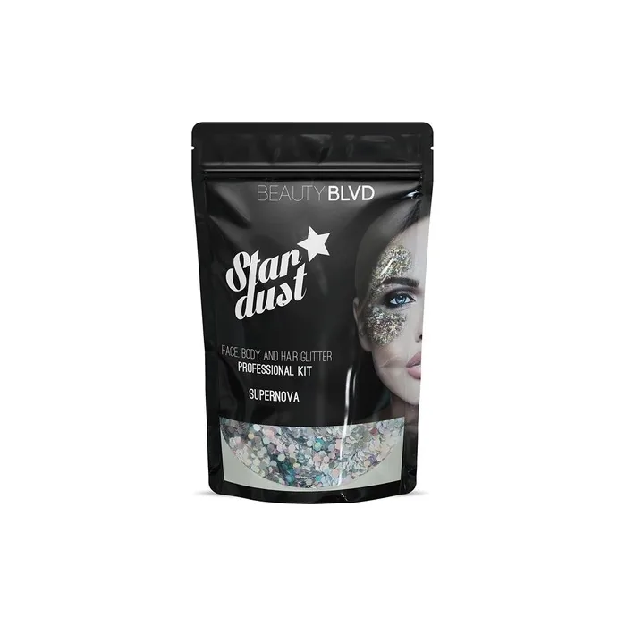 BEAUTYBLVD Stardust Professional Kit - Supernova Cruelty Free Glitter for Face, Body and Hair