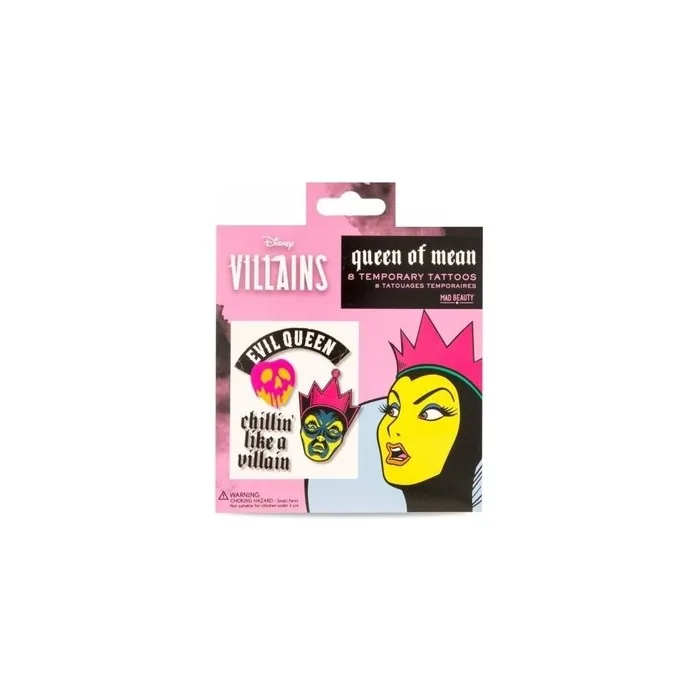 Mad Beauty Villains Temporary Tattoos