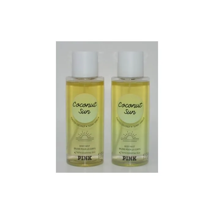Victoria's Secret Pink Coconut Sun Scented Body Mist Spray Fragrance Vanilla