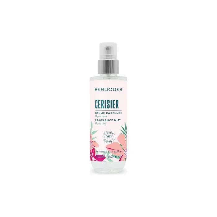 Berdoues Cherry Blossom Scented Body Mist Moisturizing 95% Natural Aloe