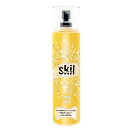Skil Sequin Party Time Perfume Mist For Women Night Call Collection Musk Vanilla Scent Spray Bottle 250ml Made In France To Grasse