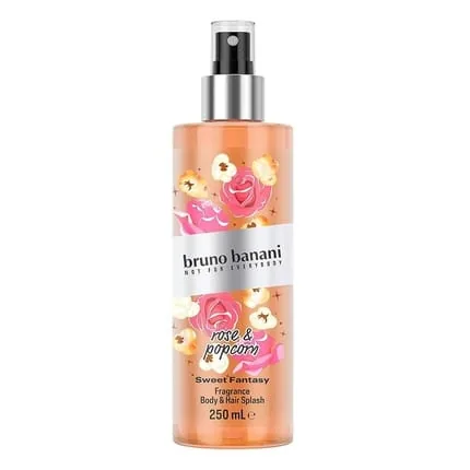 Bruno Banani Sweet Fantasy Rose Popcorn Body Mist 250ml