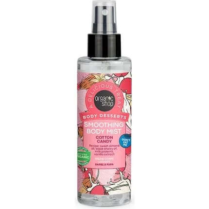 Natura Siberica Organic Shop Body Desserts Cotton Candy Soothing Body Mist 200 Ml