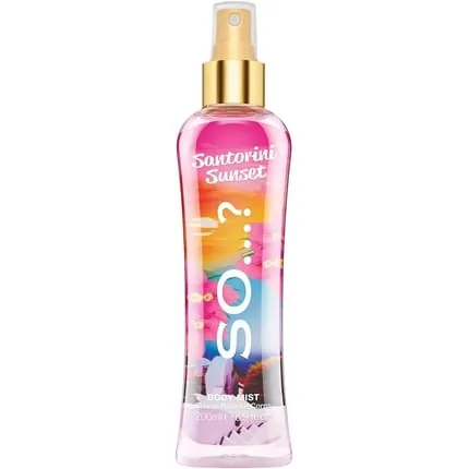 So Summer Escapes Women's Santorini Sunset Body Mist Fragrance Spray 200ml