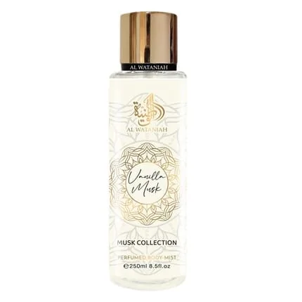 Al Wataniah Musk Collection Vanilla Musk Body Mist 250ml