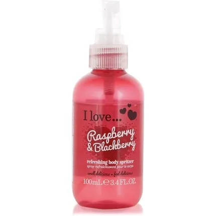 I Love Raspberry & Blackberry Body Spritzer Formulated with Natural Fruit