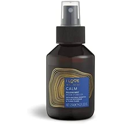 I Love Wellness CALM Pillow Mist with Natural Essential Oils of Petitgrain and Ylang Ylang Infused with Chamomile Extract and Petitgrain Oil Vegetarian and Vegan Friendly 125ml