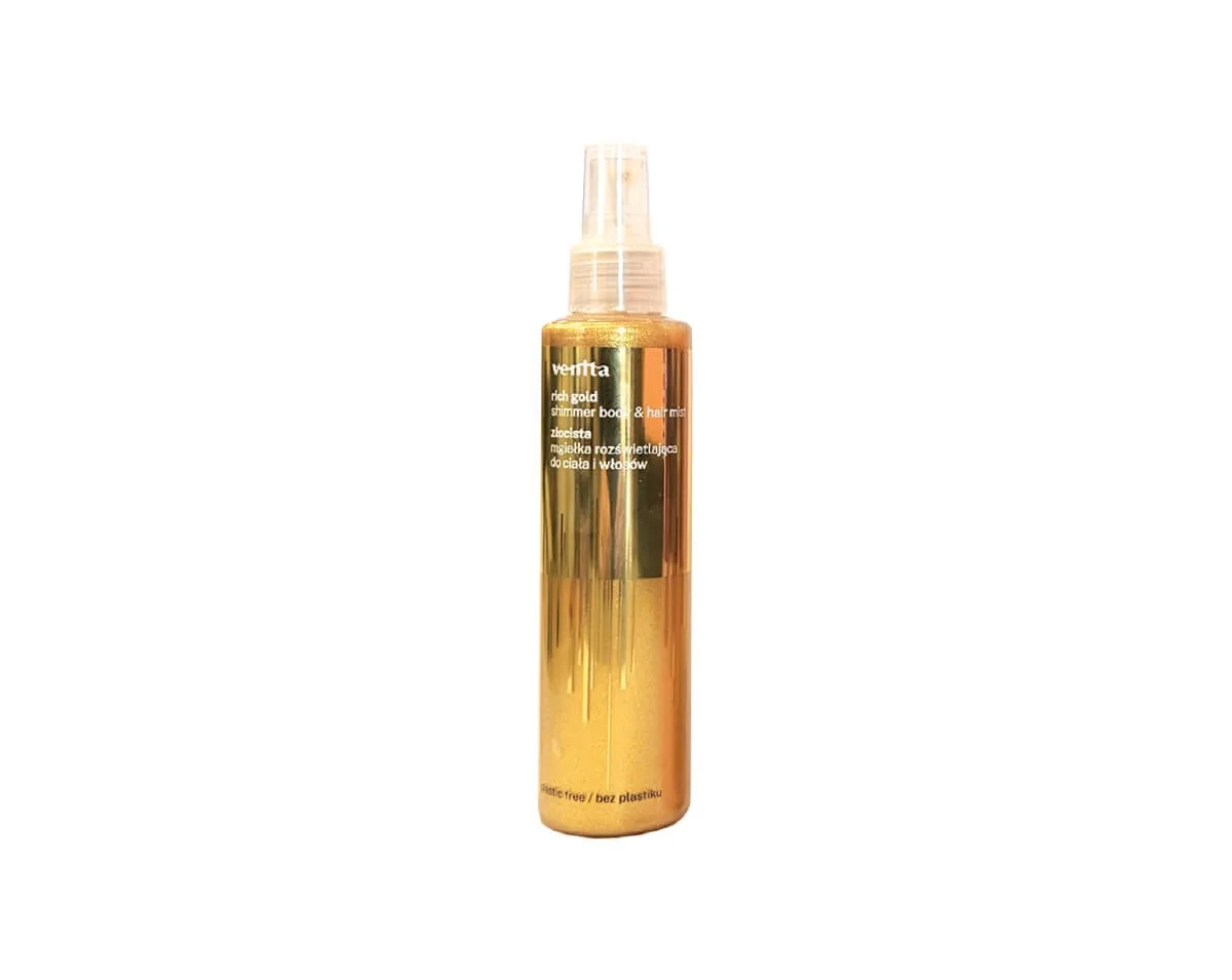 Venita Trendy Glow Body Mist With Glitter A Luxurious Blend Of Perfume And Delicate Glitter For A Radiant Skin Care Experience