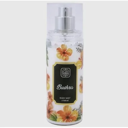 Bushra Body Mist Non-Alcoholic Fruity Oriental Women Parfum 3.4 Fl. Oz.