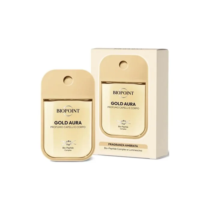 BIOPOINT Gold Aura Hair and Body Perfume Amber Fragrance 45ml