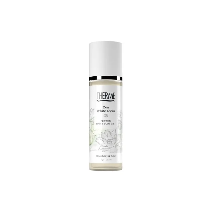 Therme Hair & Body Mist Zen White Lotus - Refreshing Mist For Hair And Body