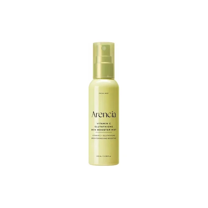 ARENCIA Vitamin C & Glutathione Skin Booster Mist 100ml - Glow Facial Spray with Niacinamide