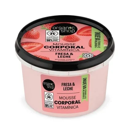 Organic Shop Strawberry Yogurt Body Mousse Vitamin 250ml