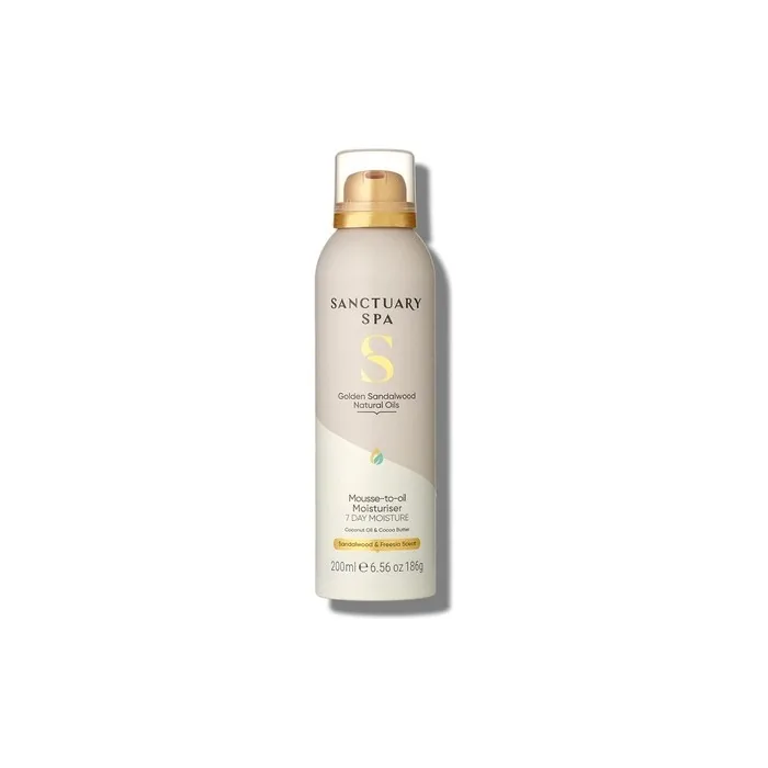 Sanctuary Spa Golden Sandalwood Mousse to Oil Moisturiser 200ml