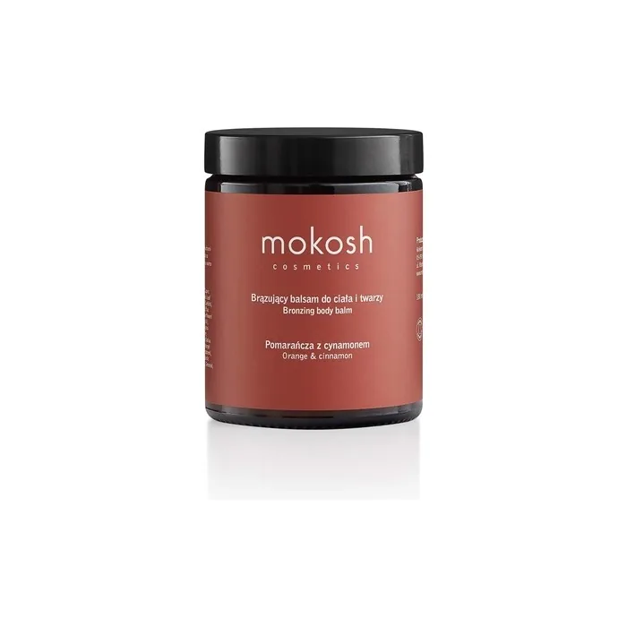 Mokosh Bronzing Body and Face Balm Orange & Cinnamon 180ml Glass Jar