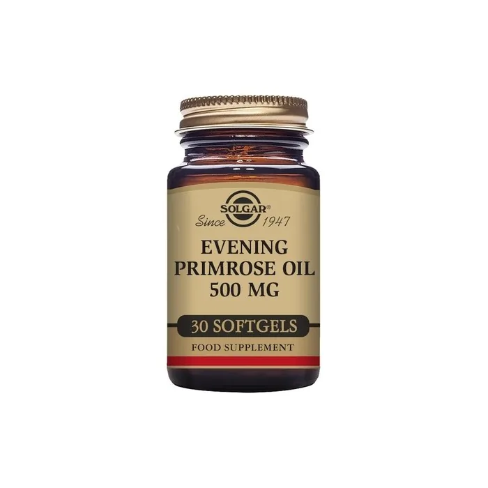 Solgar Evening Primrose Oil 500mg Softgels with Omega-6 and GLA 30 Capsules