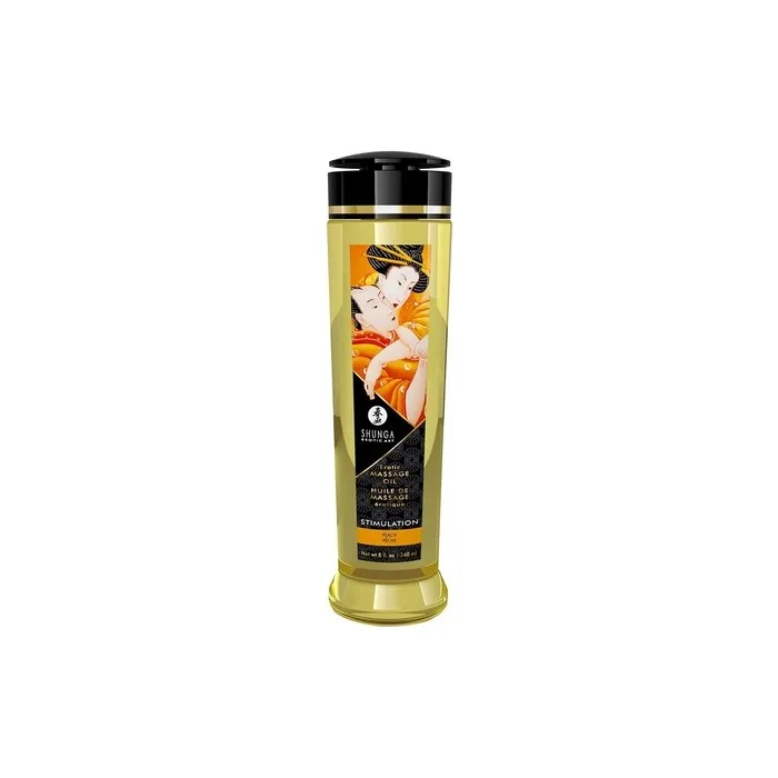 Shunga Massage Oil Peaches One Size