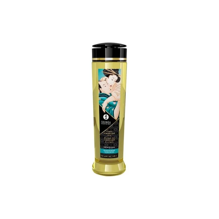 Shunga Massage Oil Island Blossoms One Size