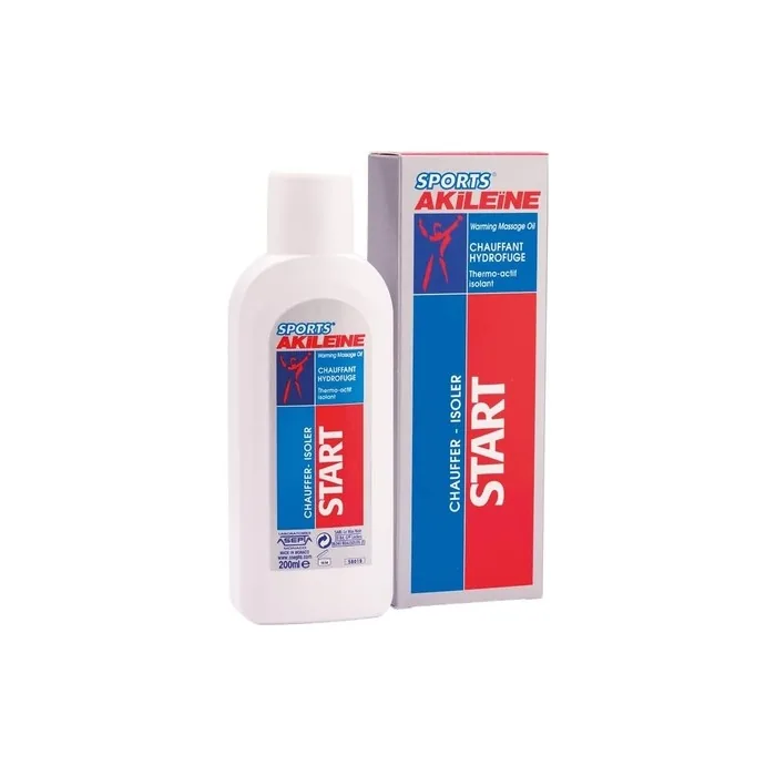 Akileine Sports Start Warming Massage Oil 200ml