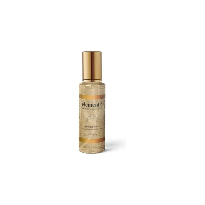 Pbi Elements Shimmering Gold Oil For Body And Hair 50 Ml
