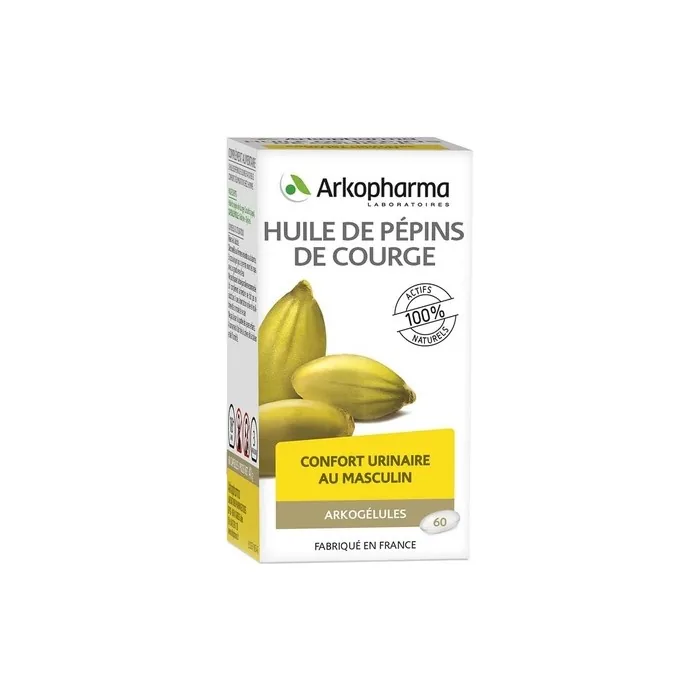 Arkopharma Arkogelules Pumpkin Seed Oil 60 Capsules