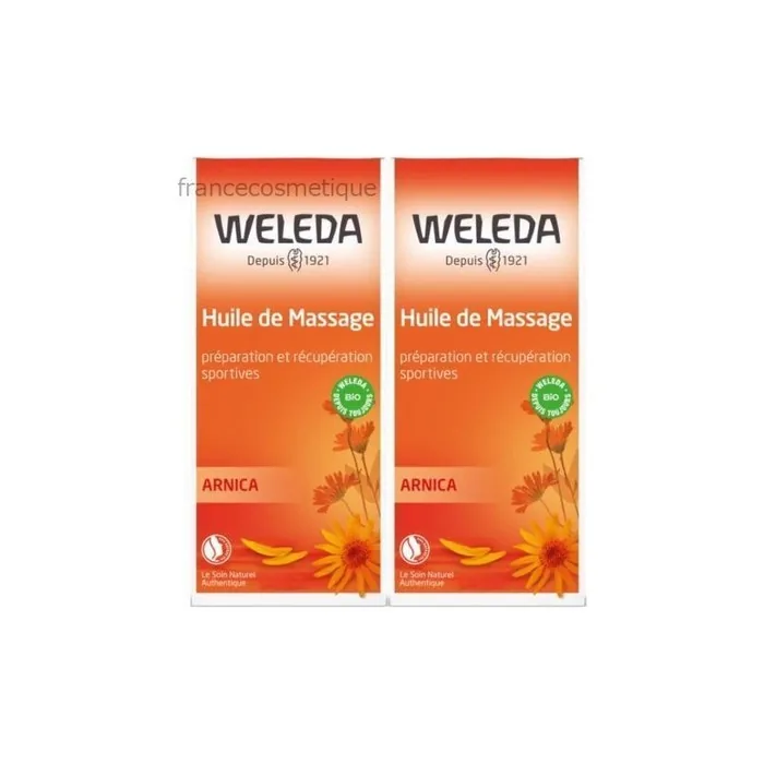Weleda Arnica Massage Oil Set Of 2 X 200 Ml