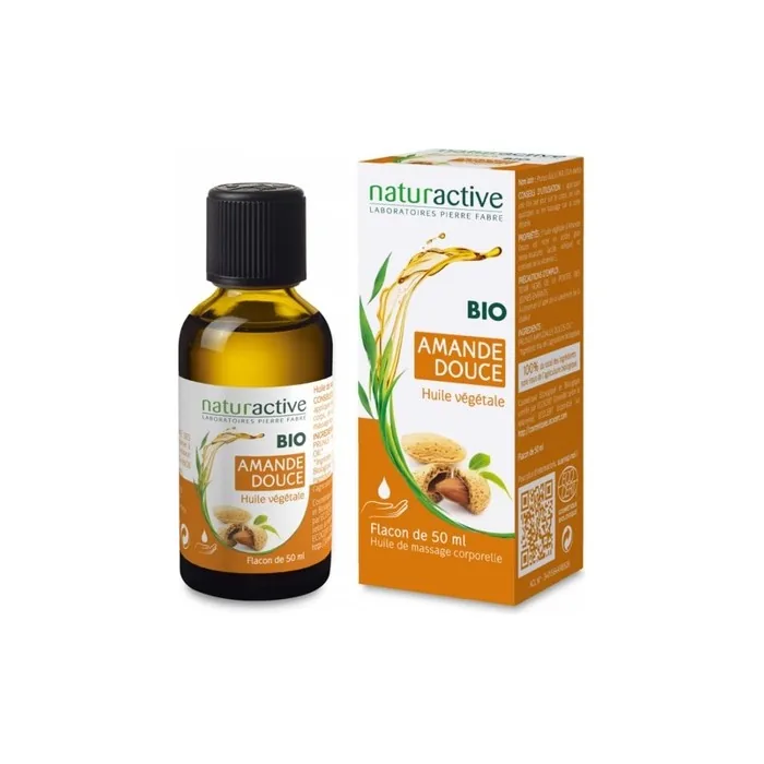Naturactive Organic Sweet Almond Vegetable Oil 50ml