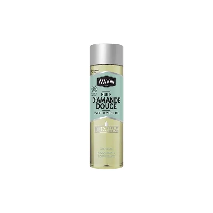 Waam Organic Sweet Almond Oil 75ml - Pure Plant-Based Care