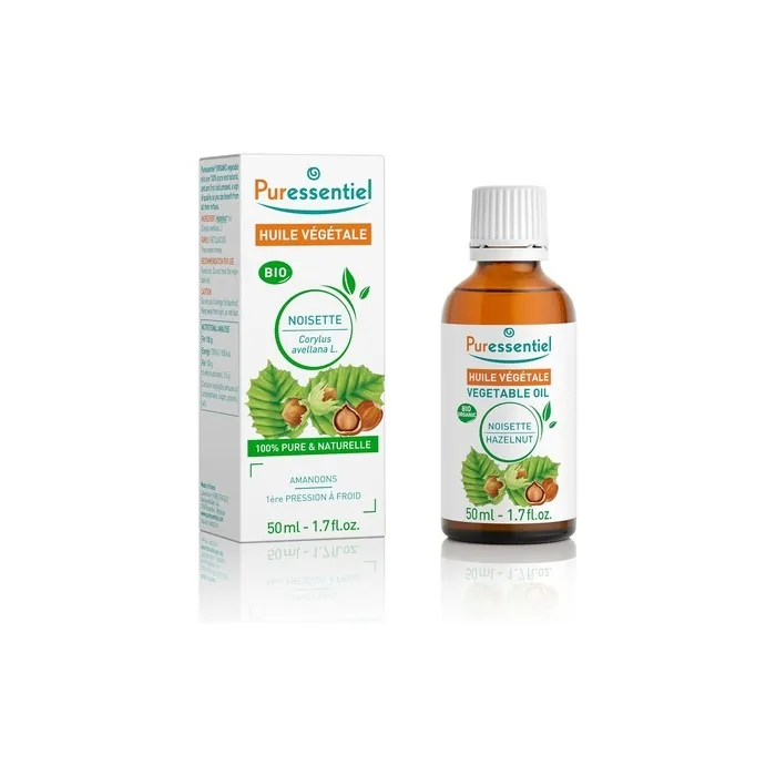 Puressentiel Hazelnut Vegetable Oil Corylus Avellana Organic 50ml