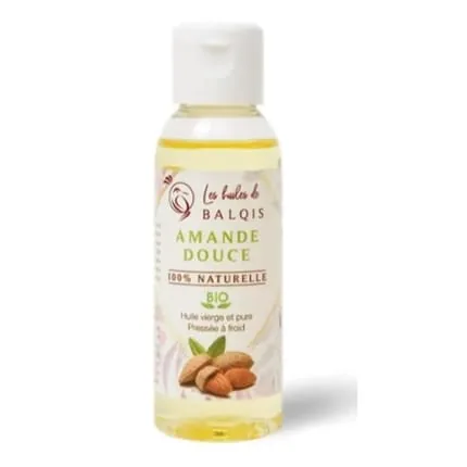 Les Huiles De Balquis Sweet Almond 100 Organic Virgin Oil 50ml