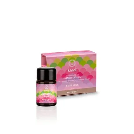 Khadi Rose Love Ayurvedic Elixir Skin & Soul Body Oil Travel Size 10ml