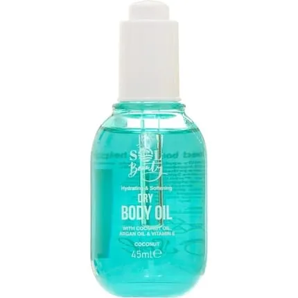 Sol Beauty Dry Body Oil Coconut Scent with Coconut Oil, Argan Oil & Vitamin E