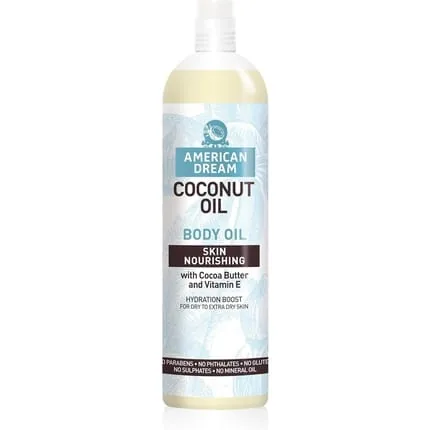 American Dream Skin Nourishing Coconut Body Oil With Cocoa Butter And Vitamin E 200ml