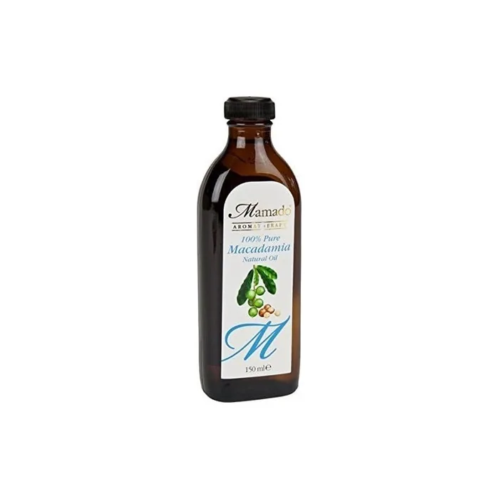 Mamado Aromatherapy Natural Macadamia Oil for Skin, Nails and Hair 150ml
